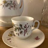 Vintage-Service à thé/café-fleuri-A compléter