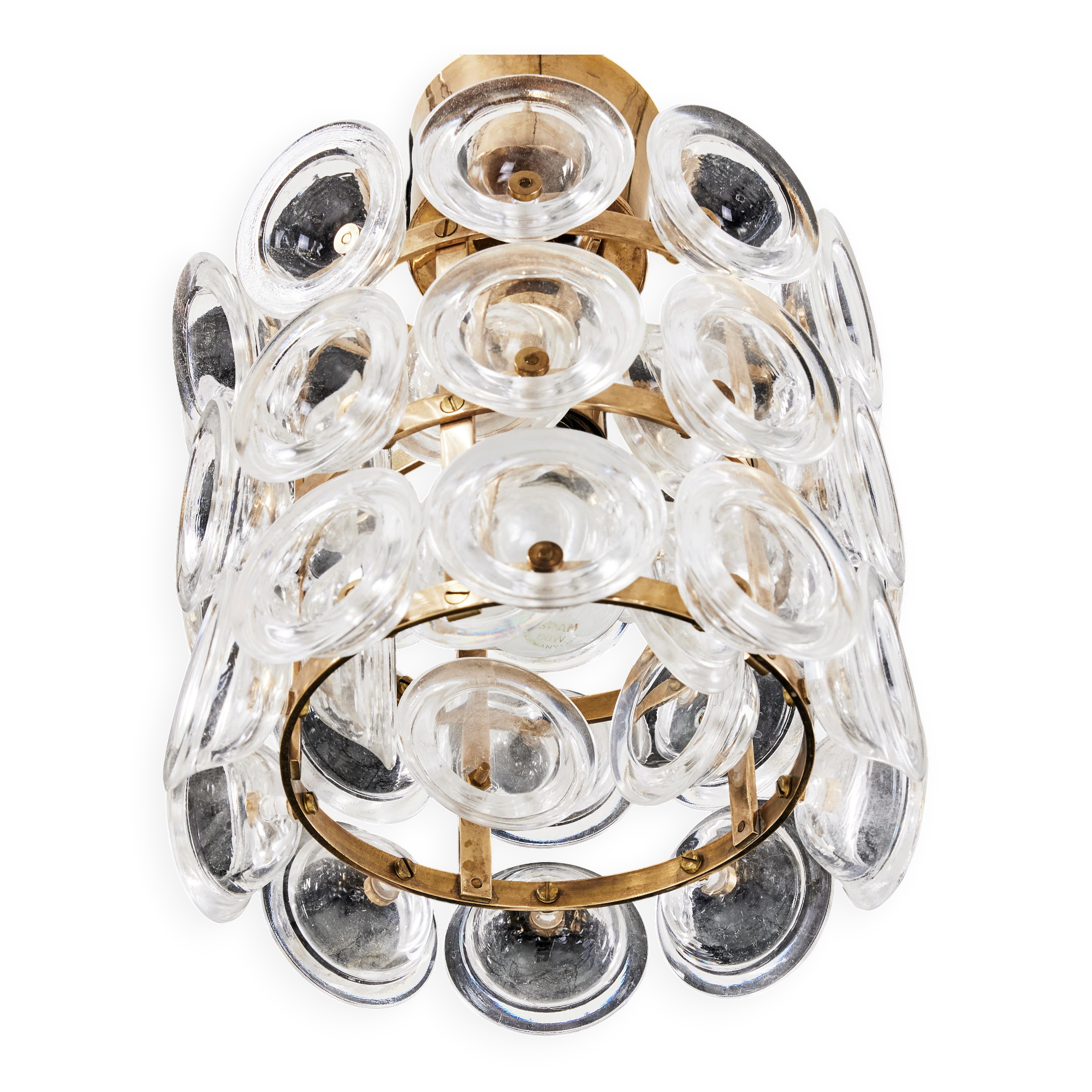 Lamp by Carl Fagerlund made by Orrefors in Sweden in 1960.