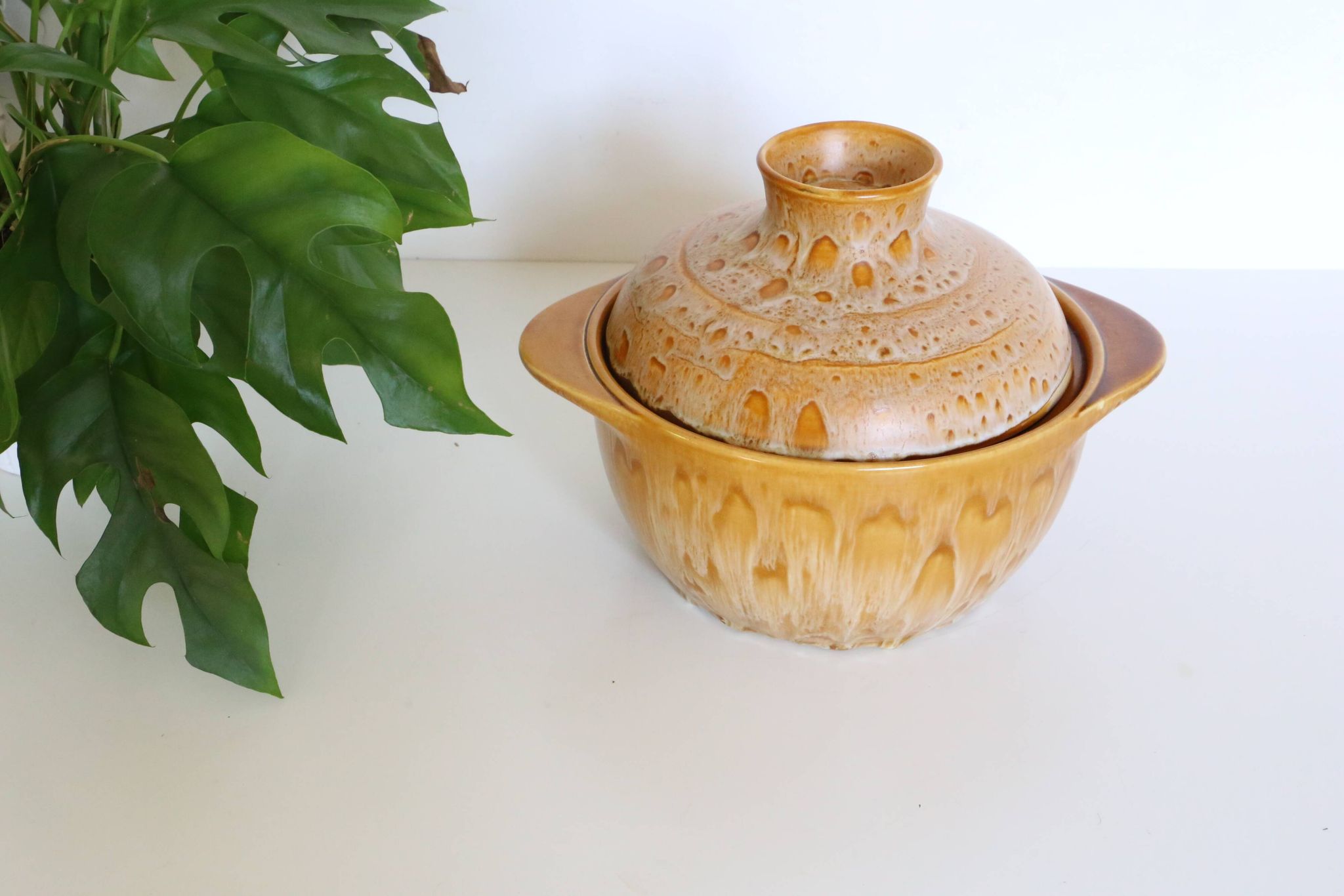 Salad bowl, or soup bowl, ceramic, Niderviller Motif Fauve