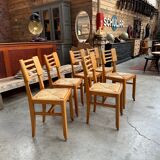 Suite of 6 Pierre Cruège chairs