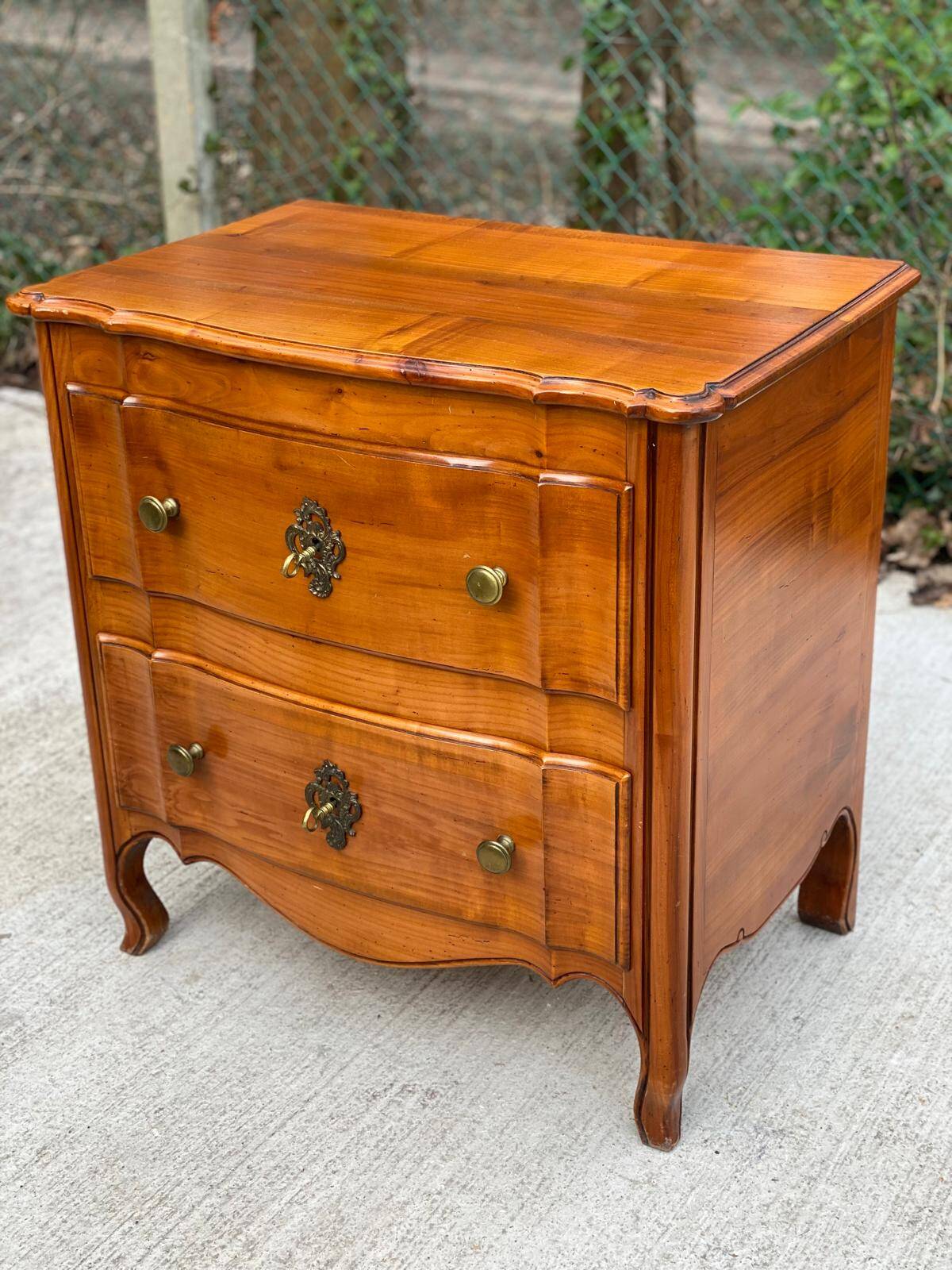 Louis XV Louis Philippe mix style chest of drawers solid walnut dovetail