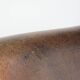 Set of two vintage sheepskin leather design armchairs in a cognac colour