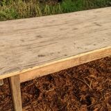 Old farm table foot spindle