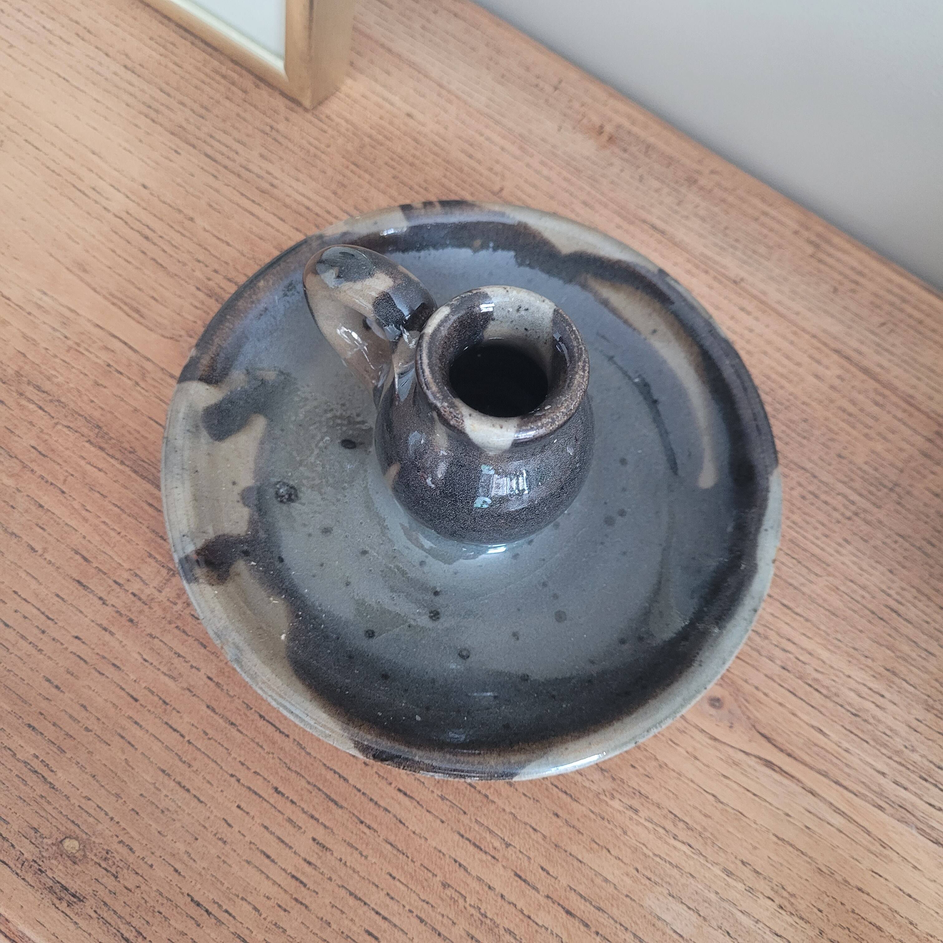La Redoute x Selency ceramic candle holder 05 gray