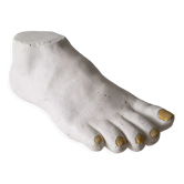 Woman's foot in plaster