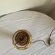 Vintage turned wooden lamp, in the style of Charles Dudouyt.