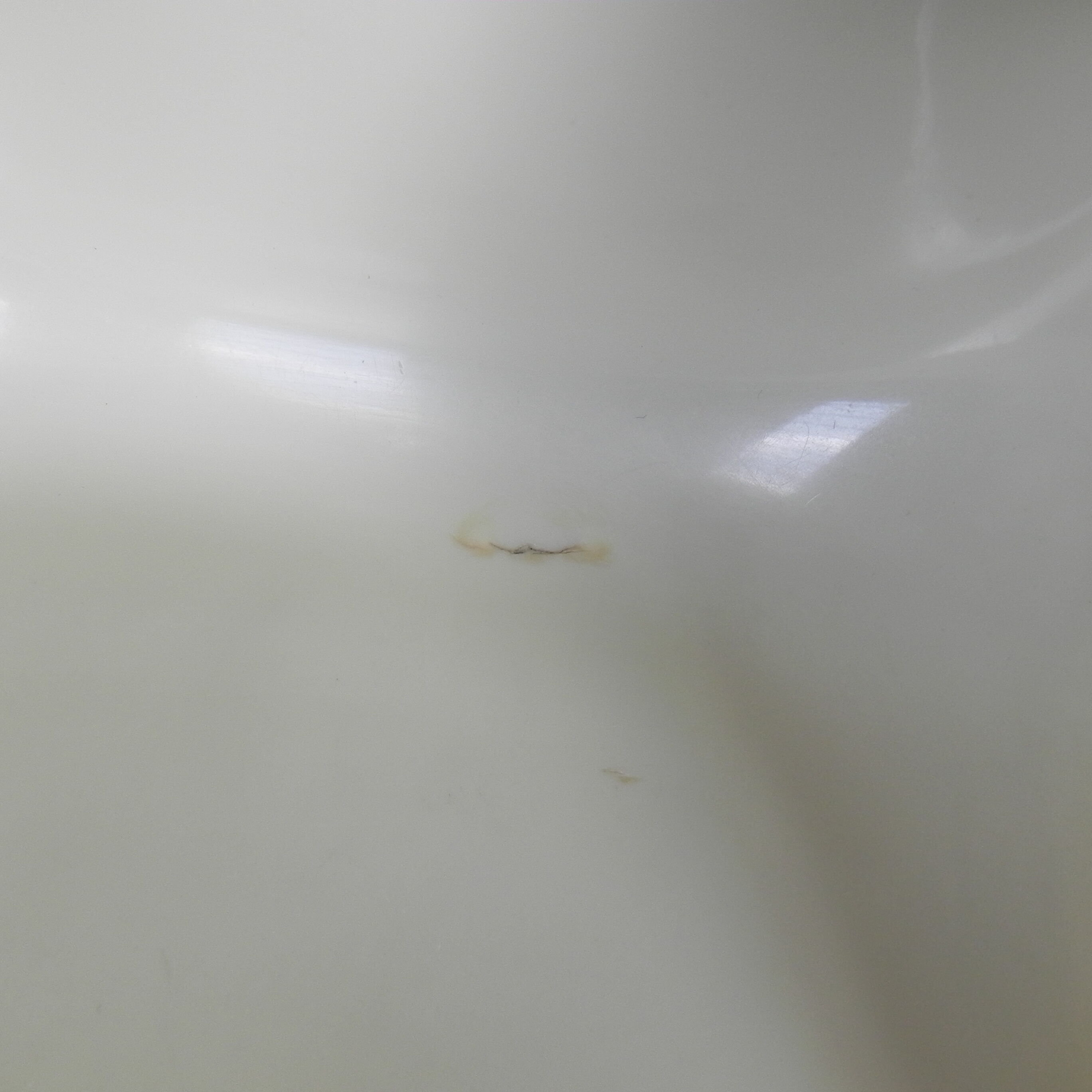 Vintage Plastic Bathroom Wall Shelf with Mirror