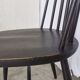 Vintage Black Beech Dining Chair: Ilmari Tapiovaara Style, Scandinavian