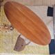 Table basse vintage plateau ovale scandinave