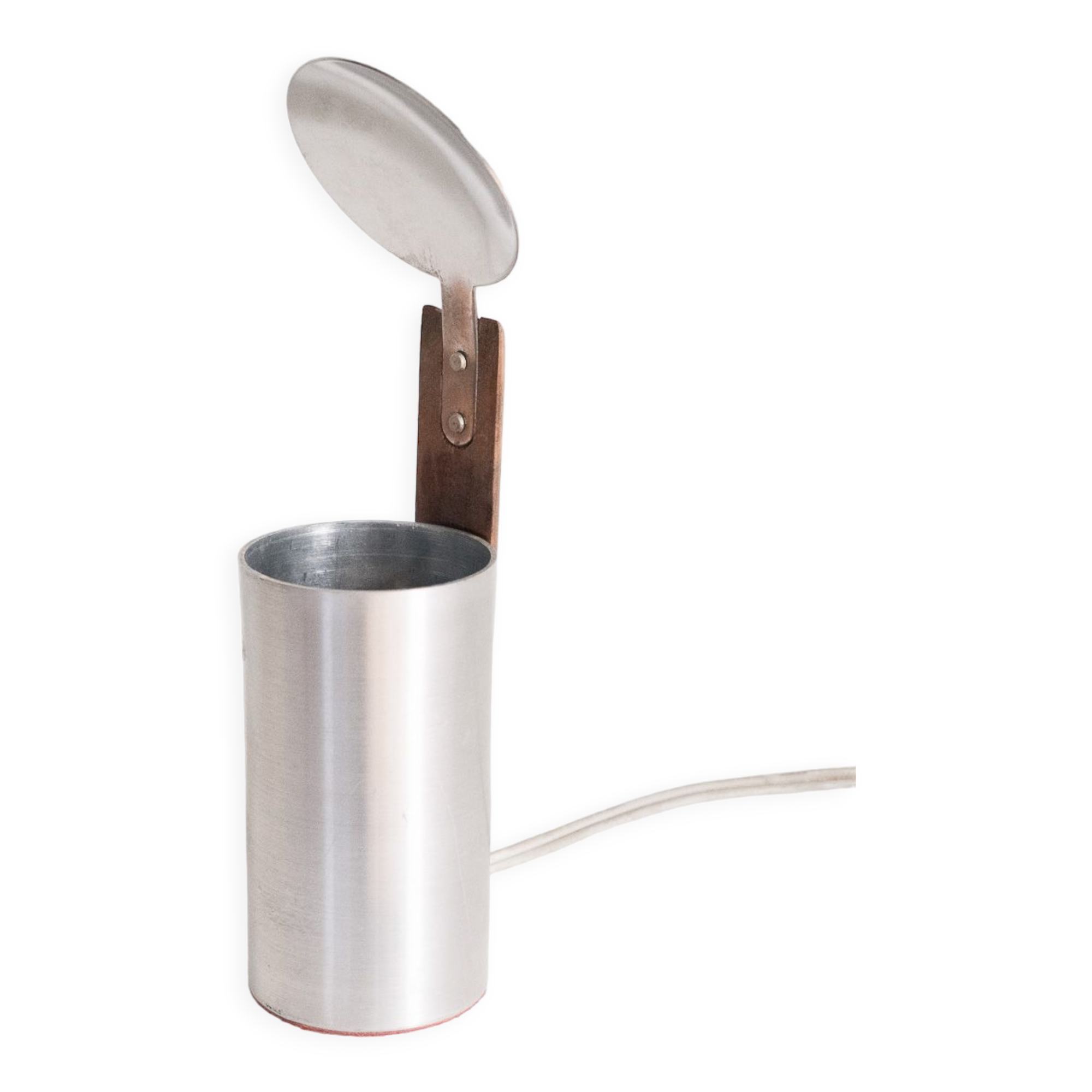 Vintage aluminum lamp