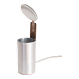 Vintage aluminum lamp