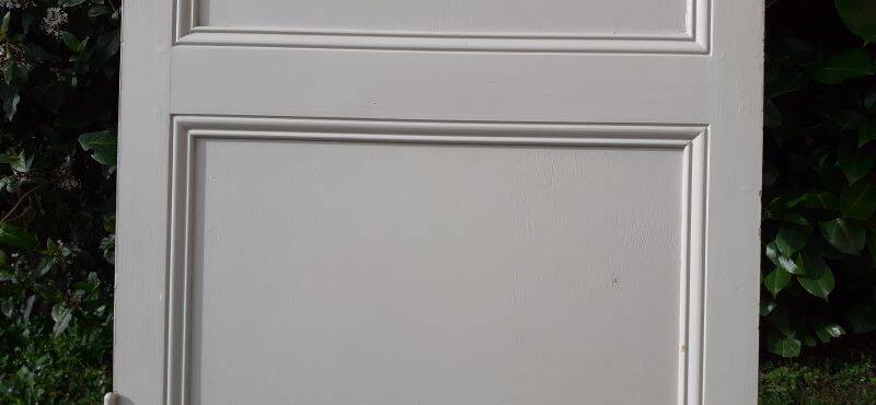 Communication door 1 translucent glass H233.5xL84.5cm old 20th century