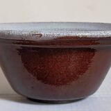19th century enamelled earthenware salad bowl