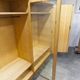 1960 Scandinavian wardrobe, atypical blond wood varnished, 4 doors 3
