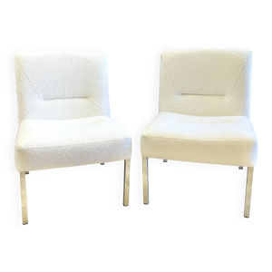 Paire de chauffeuses - blanche