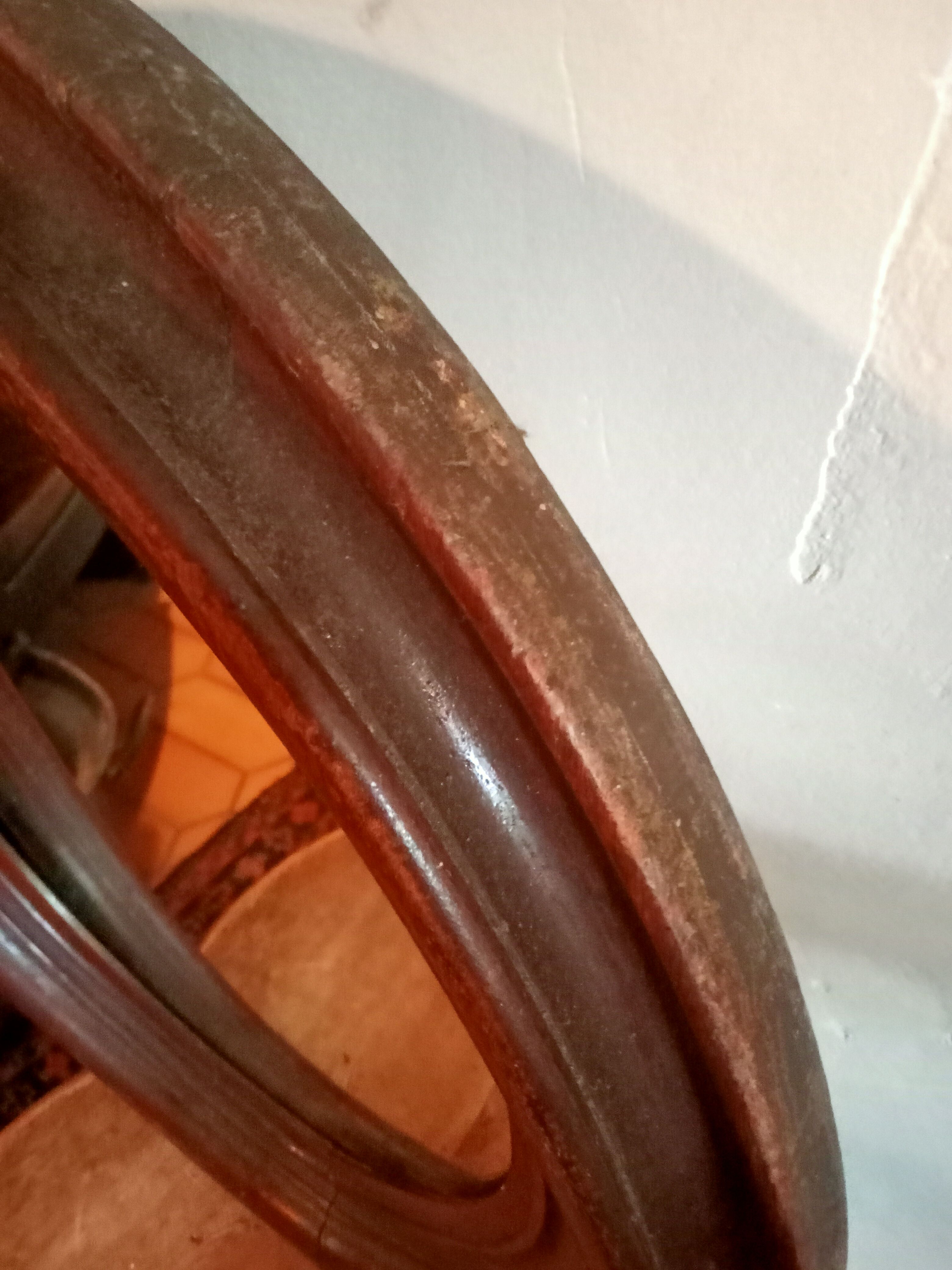 Very old bull's eye mirror