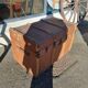 Old travel trunk