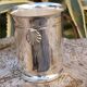 Timbale argent massif Minerve