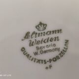 Set of 12 Bavaria porcelain dessert plates model China Blau