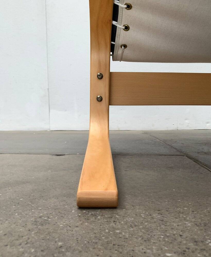 Siesta lounge chair set in Norwegian leather with ottoman by Ingmar Relling for Ekornes