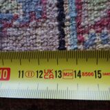 Handmade Pakistani wool and silk rug 128x80cm