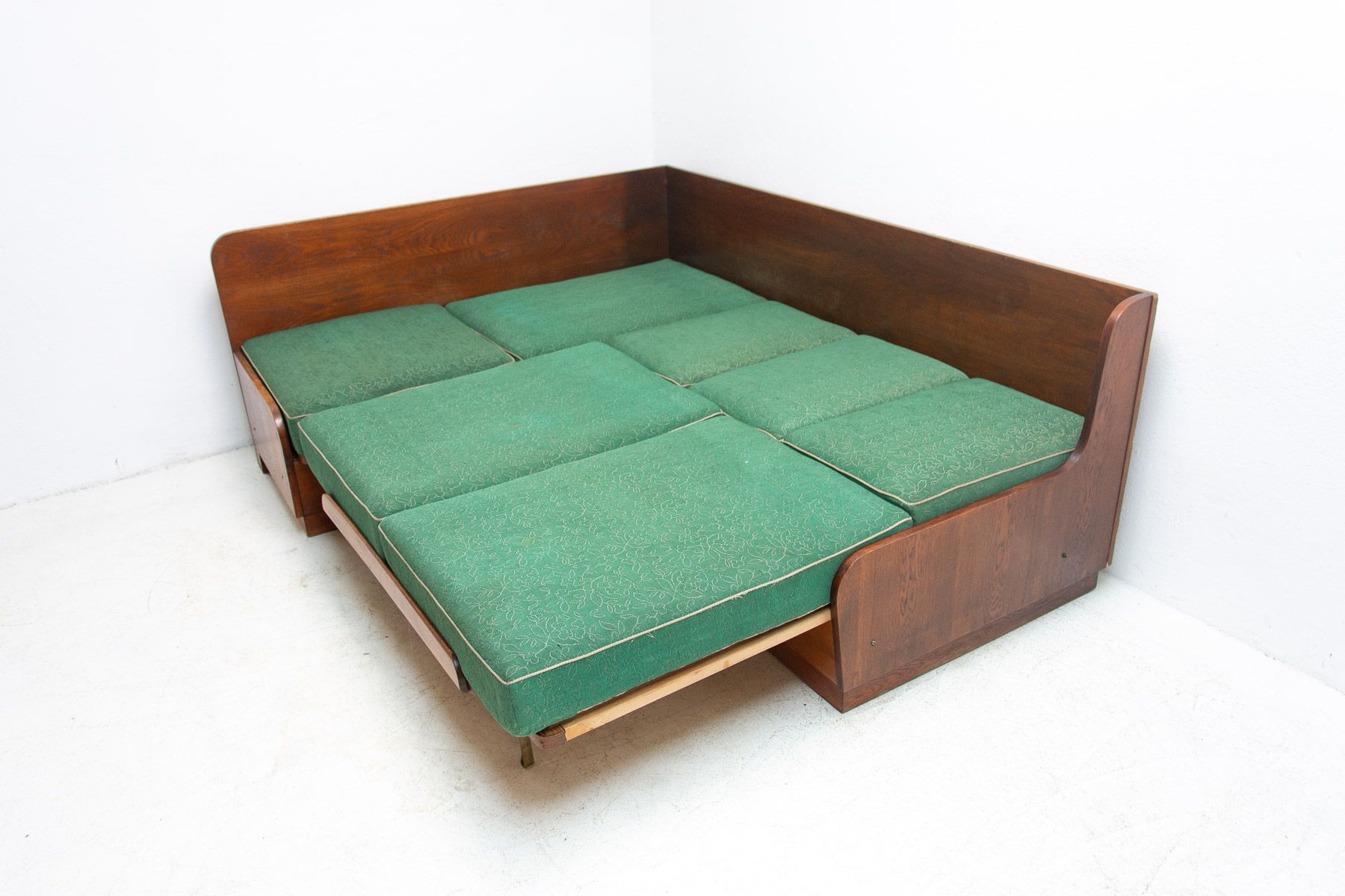 Mid Century Corner Folding Sofabed, 1960´s, Czechoslovakia