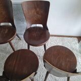 Set of 4 Scandinavian chairs from the 1960s.