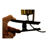 Golden lamp with vintage clamp