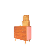 Vintage "Raspberry" chest of drawers