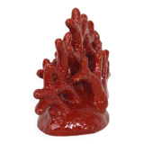 Red ceramic coral