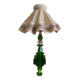 Lampe cristal émeraude Art Déco