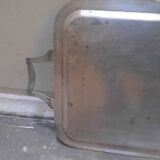 Silver metal tray