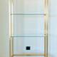 Golden shelf by Pierre Vandel, France 1970s