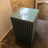 Cube end of sofa tile mosaic ceramic