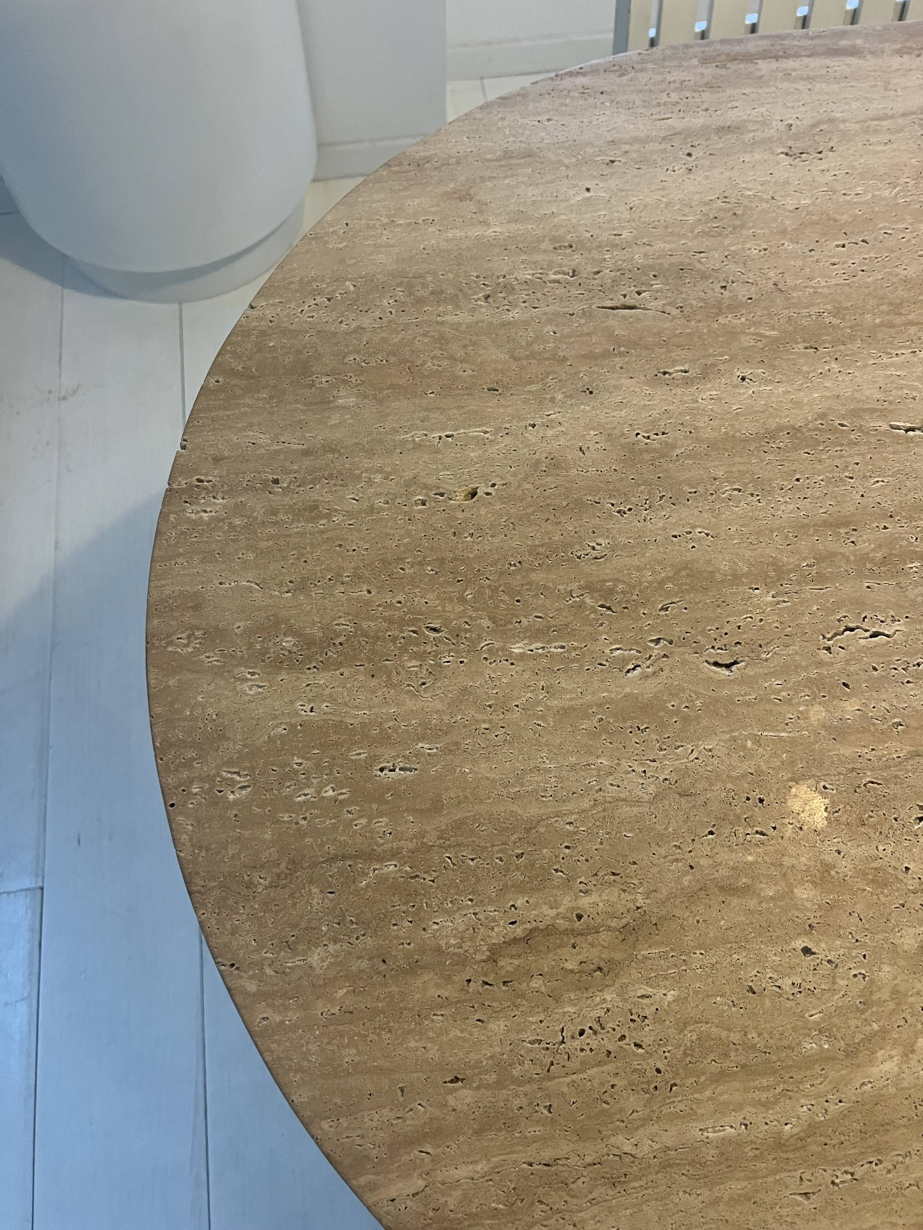 Dining table - Natural Travertine
