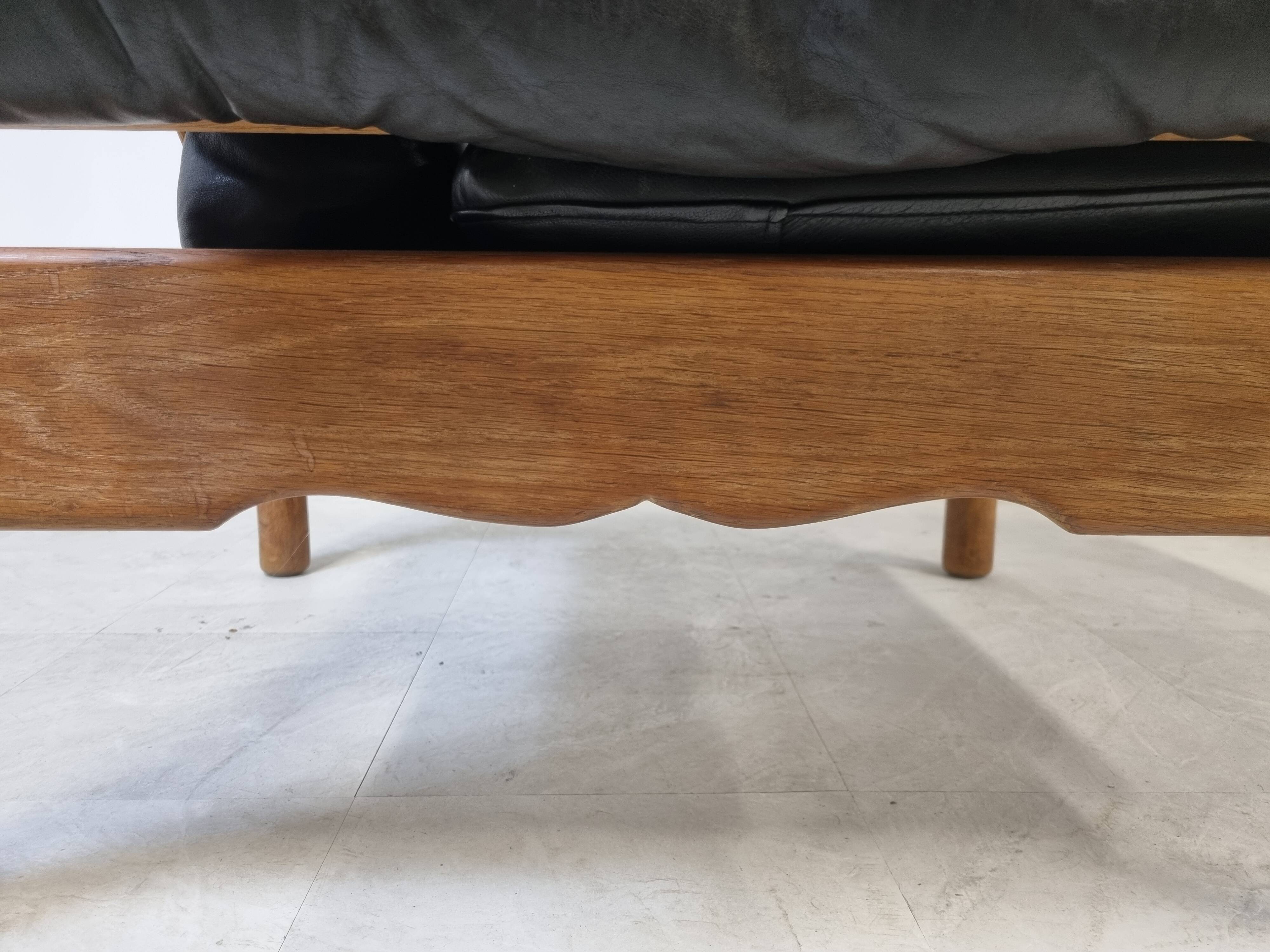 Ensemble de canapés brutalistes vintage, années 1970