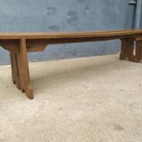 Paire de bancs de ferme