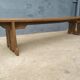 Paire de bancs de ferme