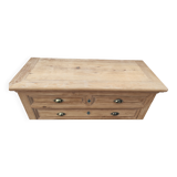 Old large elm chest of drawers with six drawers