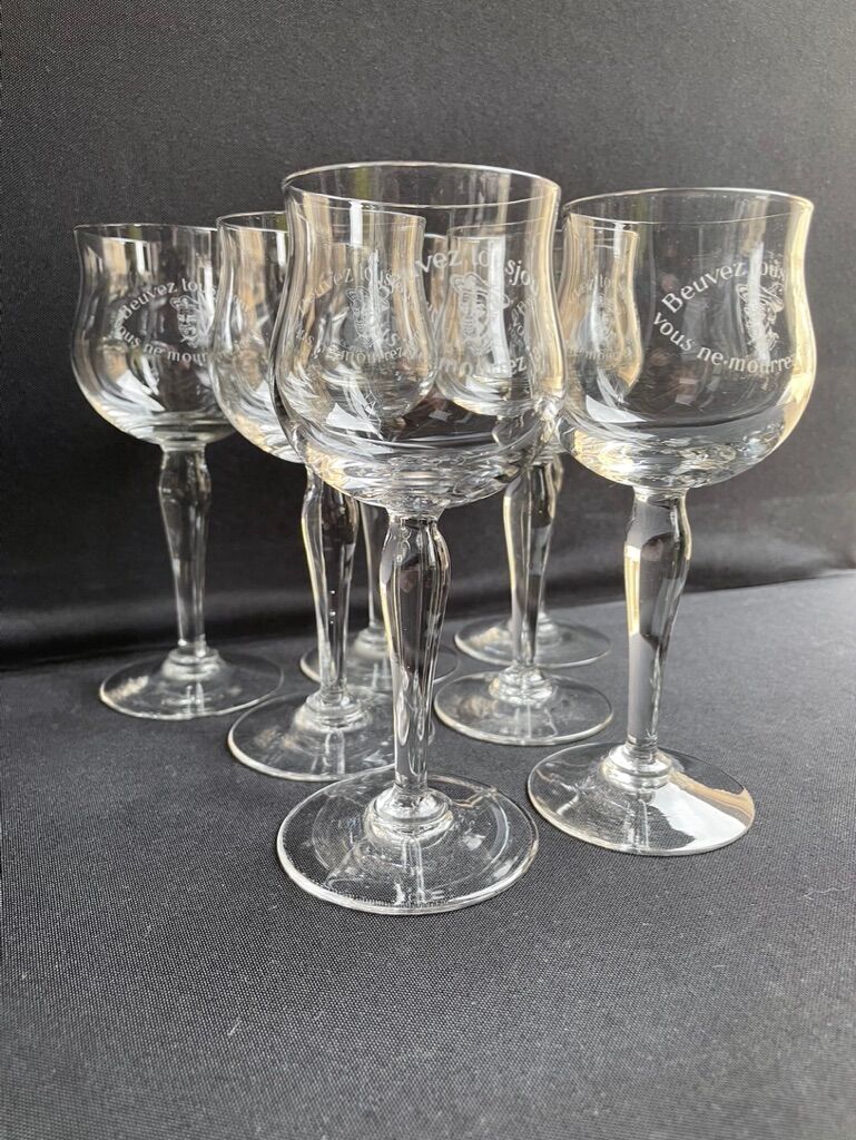 Wine glasses in Crystalline glass