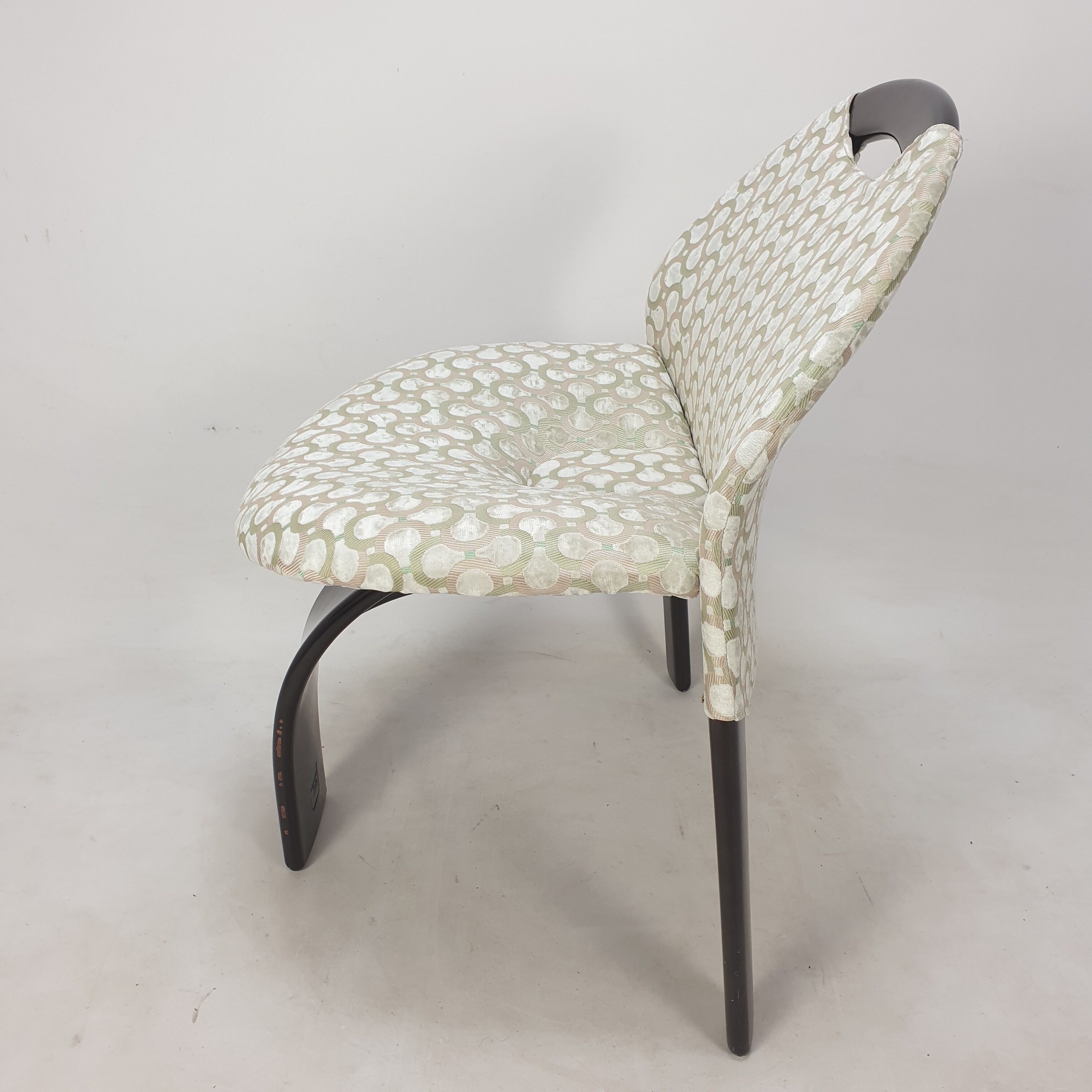 Set of 4 Giovanni Offredi Sail chairs by Saporiti Italy 1973