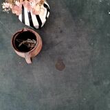 1960s tripod rattan dining table