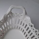 White porcelain basket