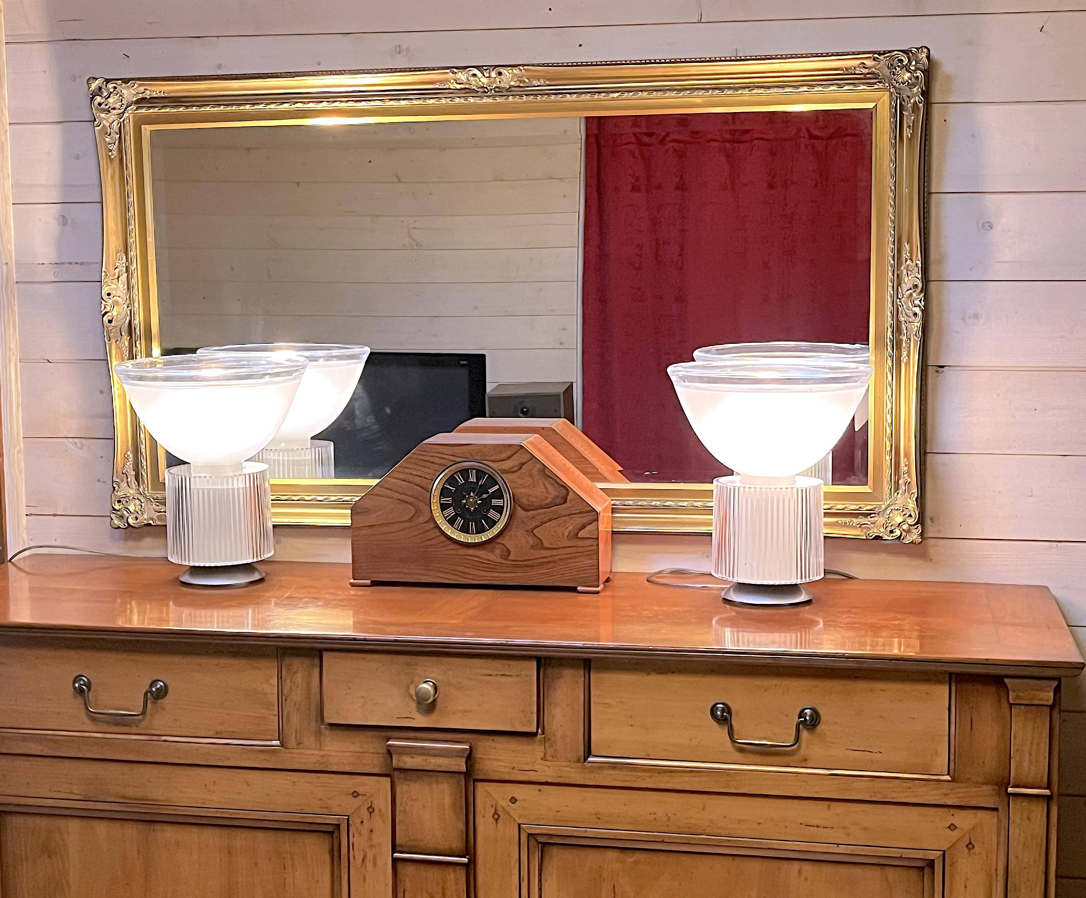 Iguzzini by Massimo Vignelli, table lamp, lucite metal, Italy 1980