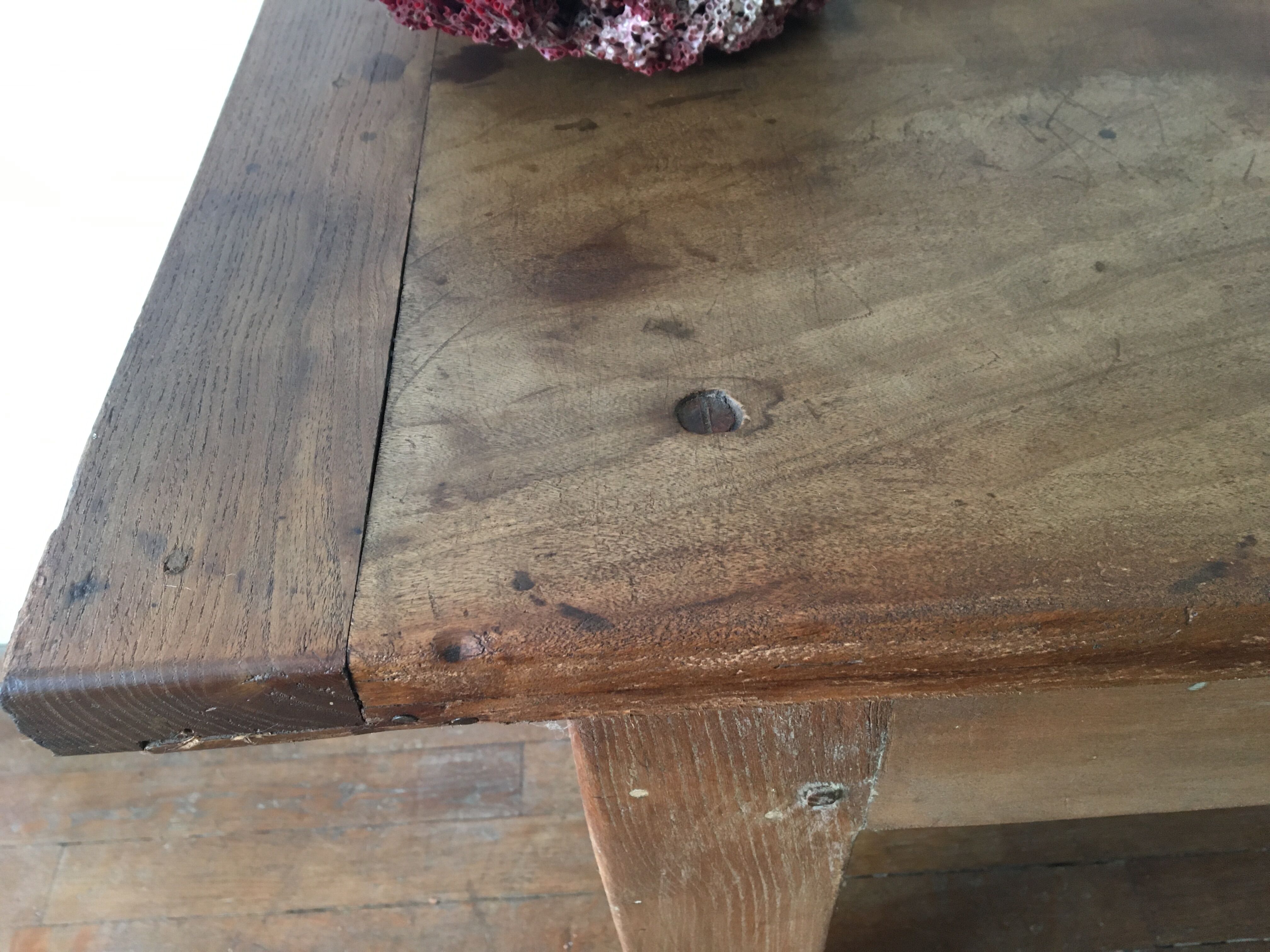 Old folk art console circa 1950