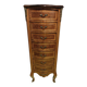 Weekly chest of drawers art deco walnut marquetry 7 drawers