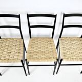Set of 6 “Superleggera” Chairs by Gio Ponti for Cassina, 1950s