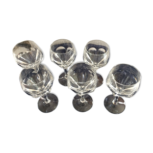 verres anciens en cristal