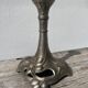 Art Nouveau silver-plated candlestick