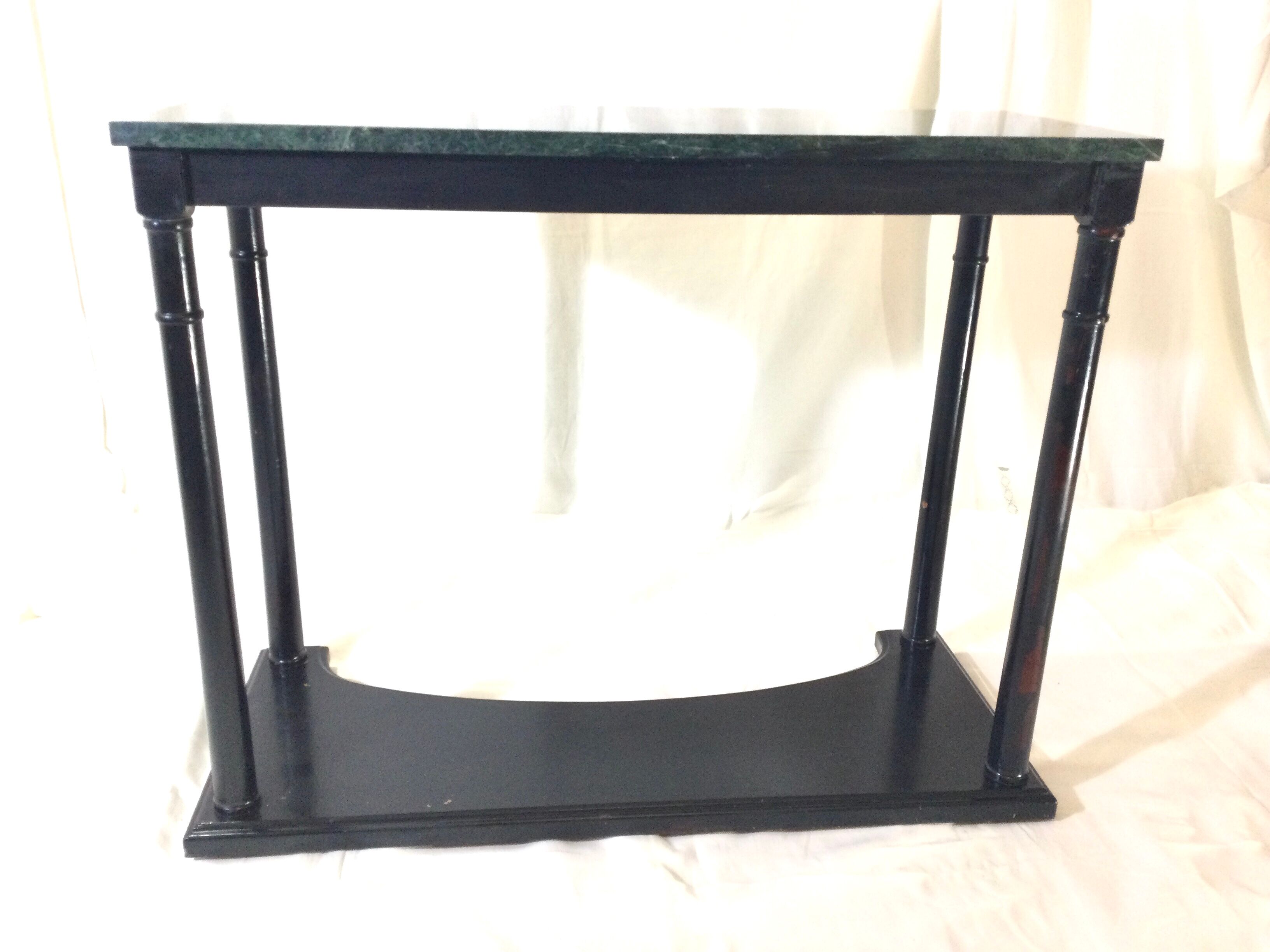 Wood and marble console